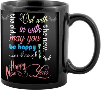 

SKY TRENDS New Year & Christmas Gift For Boyfriend Girlfriend Husband Wife Design COD006 Ceramic Mug(325 ml), Multicolor