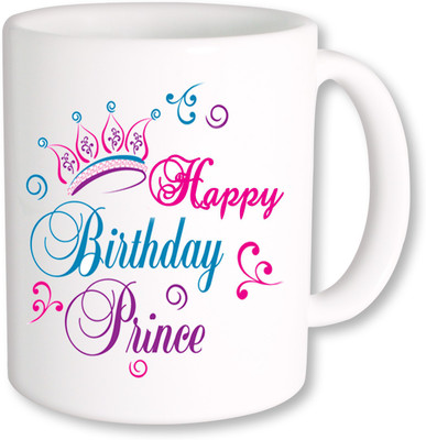 

PhotogiftsIndia Happy Birthday Prince Gifts Ceramic Mug(325 ml), Multicolor
