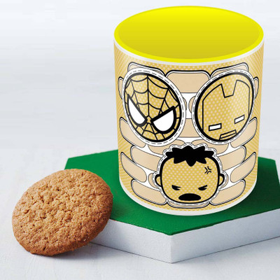 

Posterboy Kawaii Art - Avengers Officially Licensed Ceramic Mug(350 ml), Multicolor