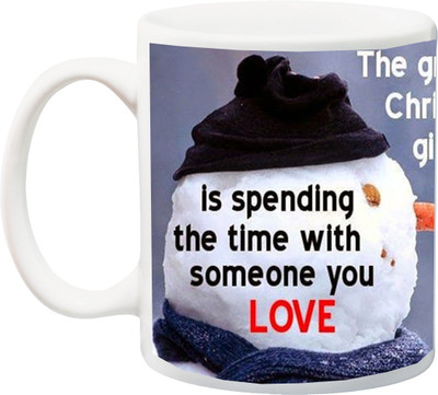 

ME&YOU 24-The Greatest Christmas Gift Ceramic Mug(325 ml), Multicolor