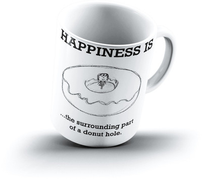 

Ucard Happiness Is1745 Bone China, Ceramic, Porcelain Mug(325 ml)