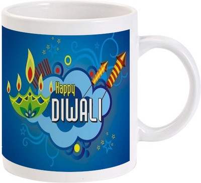 Lolprint 85 Diwali Ceramic Mug(325 ml)