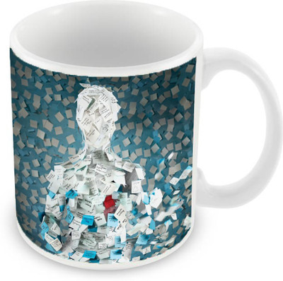 

Sleep Nature's SN-MG-1893 Ceramic Mug(350 ml), Multicolor