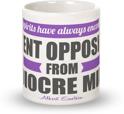 

Posterboy Great Spirits - Albert Einstein Ceramic Mug(350 ml), Multicolor