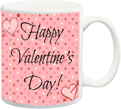 

ME&YOU Gift for Husband/Wife/Boyfriend/Girlfriend/lover;I Valentines day Printed Ceramic Mug(325 ml), Multicolor
