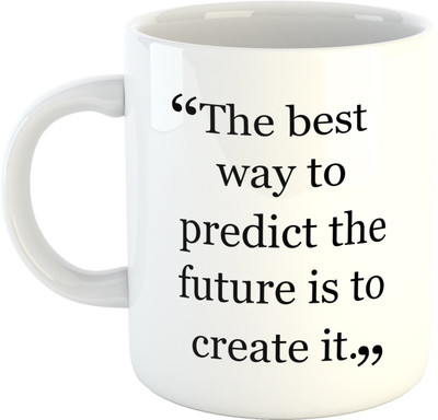 

Deeher Gifts motivational quotes design -10 Ceramic Mug(330 ml), Multicolor