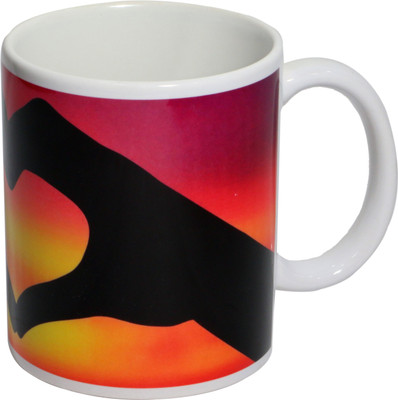 

century SUN HEART Ceramic Mug(350 ml), Multicolor