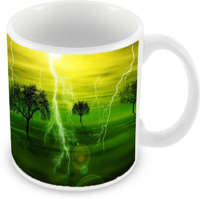 

Sleep Nature's SN-MG-722 Ceramic Mug(350 ml), Green