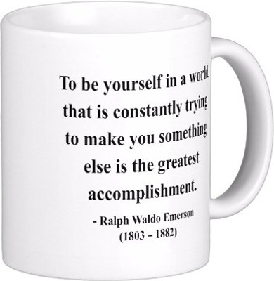 

Exoctic Silver Best Quoted Coffee 00026 Ceramic Mug(300 ml), Multicolor