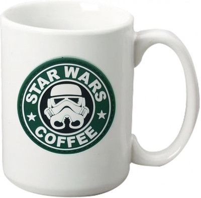 

Maison N Mode Star Wars Coffee Ceramic Mug(330 ml), Multicolor