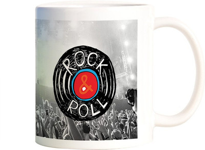 

Rangeele Inkers Rock Concert Stage Ceramic Mug(300 ml), Multicolor