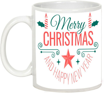 

AllUPrints Sweet Christmas Gifts Ceramic Mug(325 ml), White