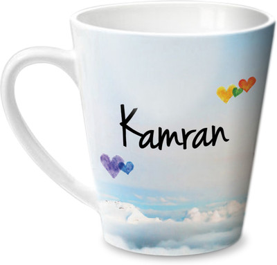 

Hot Muggs Simply Love You Kamran Conical Ceramic Mug(350 ml)