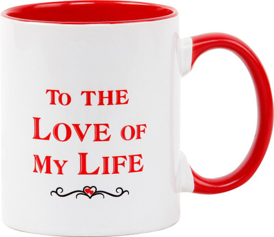 

Floweraura Love Teddy Ceramic Mug(350 ml), Multicolor