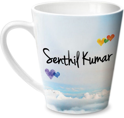 

Hot Muggs Simply Love You Senthil Kumar Conical Ceramic Mug(350 ml)