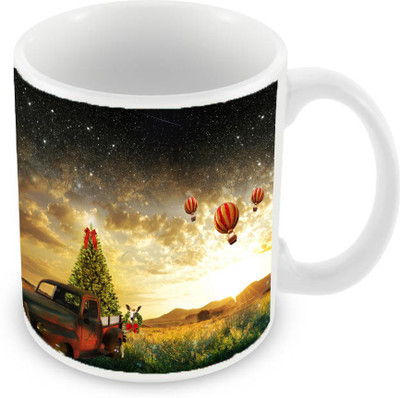 

Sleep Nature's SN-MG-1144 Ceramic Mug(350 ml), Multicolor