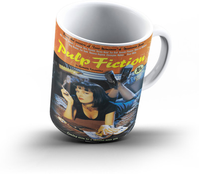 

Ucard Pulp Fiction57 Bone China, Ceramic, Porcelain Mug(325 ml), Multicolor