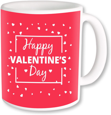 

Heyworlds happy valentine day gifts 40 Ceramic Mug(325 ml), Multicolor