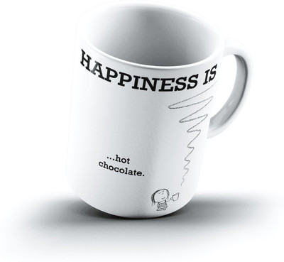 

Ucard Happiness Is1507 Bone China, Ceramic, Porcelain Mug(325 ml)