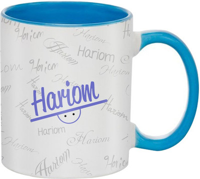 

SKY TRENDS Hariom Birthday Gift Coffee 350 ML Ceramic Mug(350 ml), Multicolor