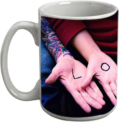 

Instyler MG04 Ceramic Mug(350 ml), Multicolor
