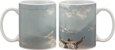 

Artifa Lord Jesus Porcelain, Ceramic Mug(350 ml), Multicolor