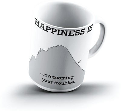 

Ucard Happiness Is2063 Bone China, Ceramic, Porcelain Mug(325 ml)