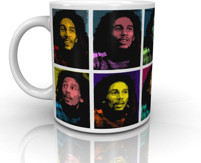 

Bravado Bob Marley Create Music and Love (Officially Licensed) Ceramic Mug(350 ml)