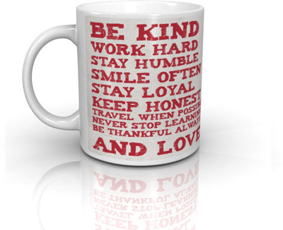 

Seven Rays Be Kind Ceramic Mug(250 ml)
