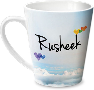 

Hot Muggs Simply Love You Rusheek Conical Ceramic Mug(350 ml)