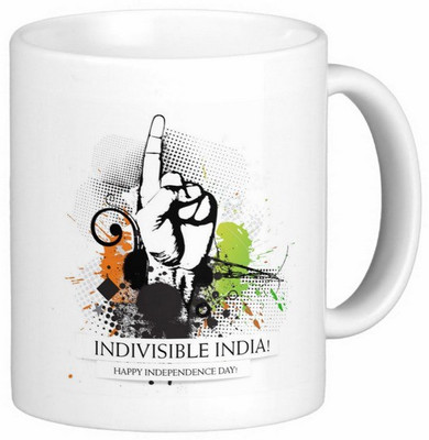 

Exoctic Silver INDEPENDENCE DAY 015 Ceramic Mug(300 ml), Multicolor