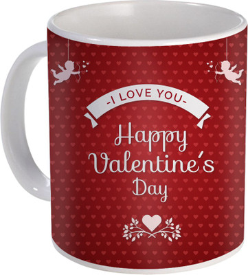 

SKY TRENDS Can't Help Falling in Love mug Best Gift for Valentine's Day, Her, Girlfriend,boy friend,husband, Wife,Birthday, Anniversary,Christmas or Any Holidays Design 085 Ceramic Mug(320 ml), Blue;white