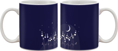 

Artifa Moon In Night Porcelain, Ceramic Mug(350 ml), Multicolor