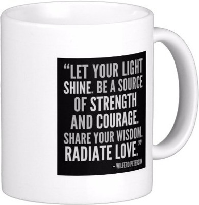 

Exoctic Silver Best Quoted Coffee 00015 Ceramic Mug(300 ml), Multicolor