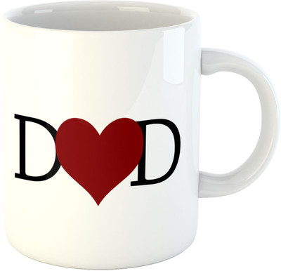 

Deeher Gifts Dad Ceramic Mug(330 ml), Multicolor