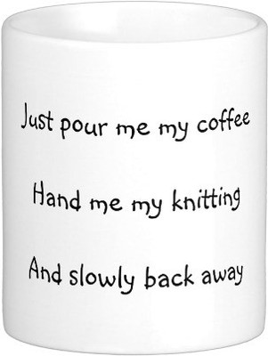

Exoctic Silver Just Chill A001 Ceramic Mug(350 ml), Black;white