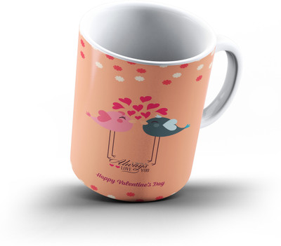 

Ucard Valentines Day Love688 Bone China, Ceramic, Porcelain Mug(325 ml)