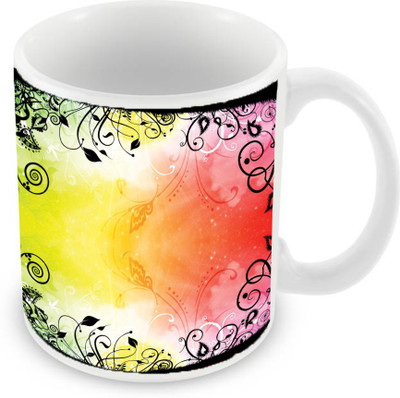 

Sleep Nature's SN-MG-1307 Ceramic Mug(350 ml), Multicolor