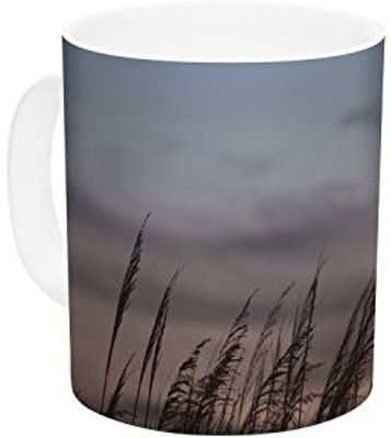 

Kess InHouse InHouse Catherine McDonald Sunset on The Beach Ceramic Coffee, 11 oz, Multicolor Ceramic Mug(60 ml)