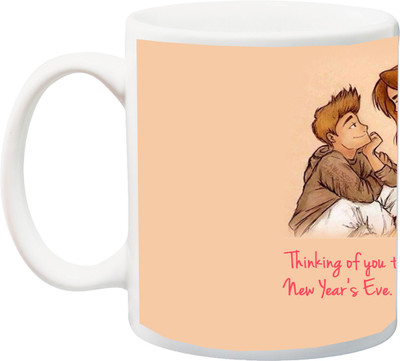 

ME&YOU Gift for Happy New Year;you are so soo gorgeous printed Ceramic Mug(325 ml), Multicolor