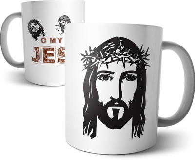 

Chiraiyaa Devotional - O my lord Jesus Ceramic Mug(300 ml), Multicolor