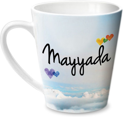 

Hot Muggs Simply Love You Mayyada Conical Ceramic Mug(350 ml)