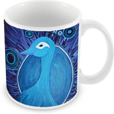 

Sleep Nature's SN-MG-2393 Ceramic Mug(350 ml), Blue