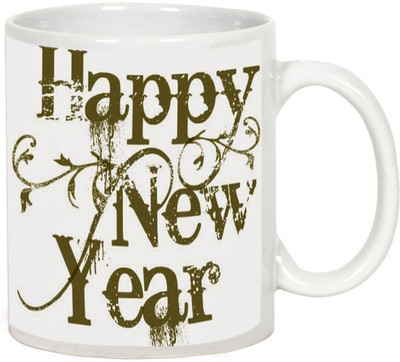 

AllUPrints Happy New Year To All White Ceramic Mug(325 ml)