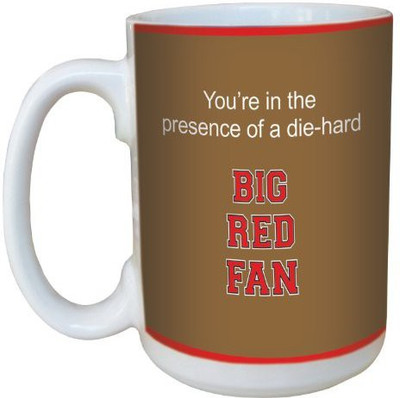 

Tree-Free Greetings Greetings lm44680 Big Red College Basketball Ceramic with Full-Sized Handle, 15-Ounce Ceramic Mug(60 ml)