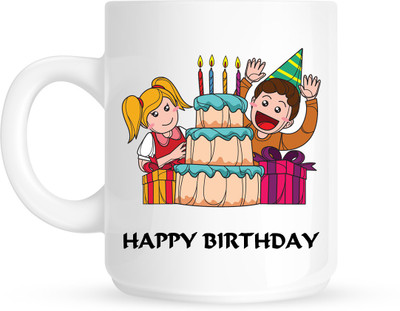 

HuppmeGift Birthday20 White Ceramic Mug(350 ml)