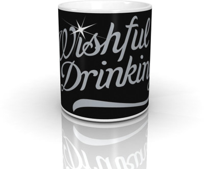 

Bcreative Wishful Drinking (Officially Licensed) Ceramic Mug(350 ml)