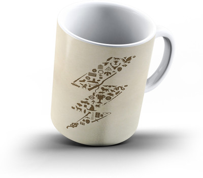 

Ucard Harry Potter771 Bone China, Ceramic, Porcelain Mug(325 ml), Multicolor