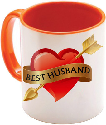 

SKY TRENDS Wonderful & Best Valentine Orange Gift For GirlFriend,Boyfriend,Husband,Wife,Friend Design Cod 146 Ceramic Mug(325 ml)