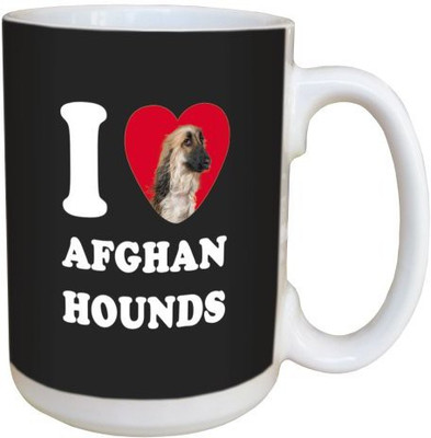 

Tree Free Free Greetings LM45146 I Heart Afghan Hounds Ceramic with Full-Sized Handle, 15-Ounce, White Ceramic Mug(60 ml), Multicolor